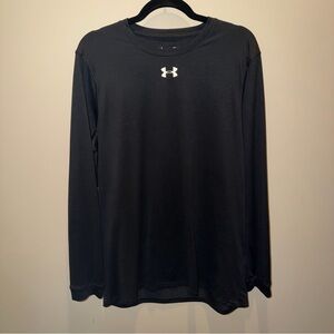 Under Armour Men’s HeatGear Long Sleeve Performance Shirt Black, Loose Fit